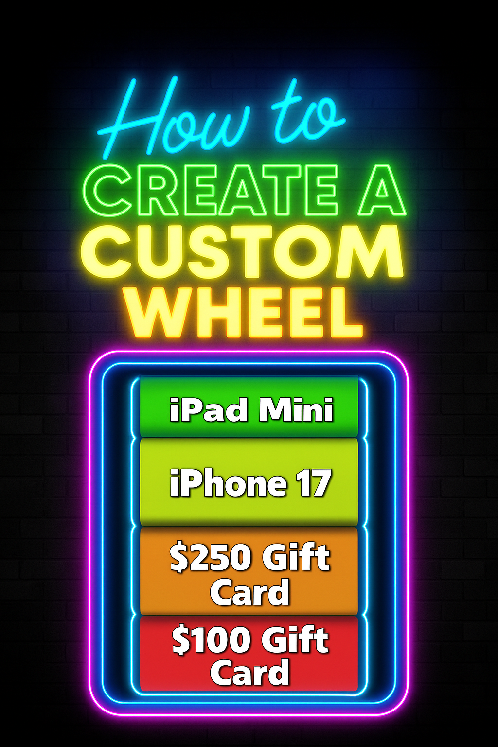 How to Create a Custom Prize Wheel