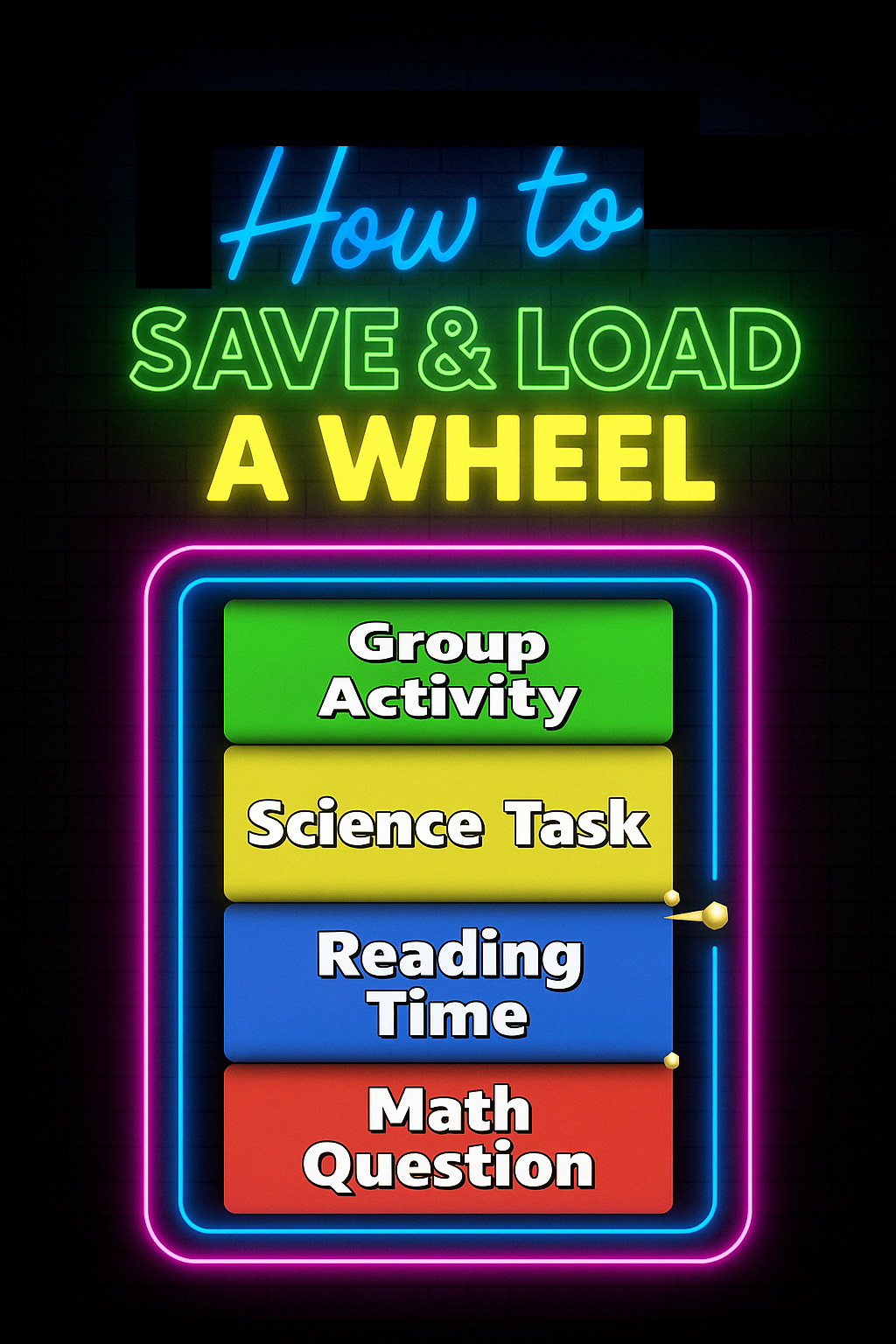 How To Save And Load A Wheel